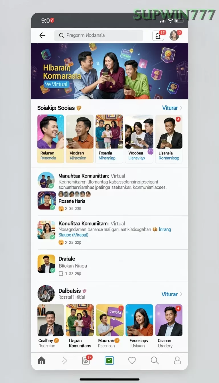 Cuplikan layar VT789 — halaman utama