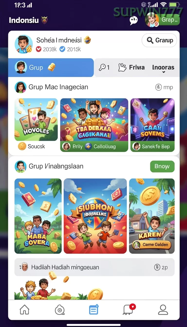 Cuplikan layar RVIP2 — menu navigasi