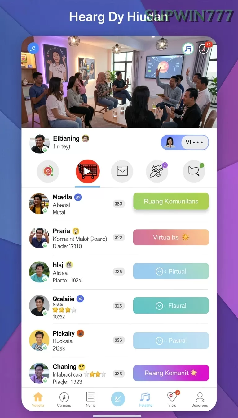 Cuplikan layar S13 — menu navigasi